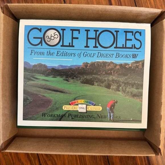 Golf Holes 1996 Calendar Golf Digest 365 Days Page-a-Day Desk Calendar - Picture 3 of 3